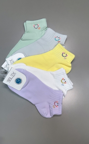 جوراب مچی زنانه سوپر پنبه طرح 5