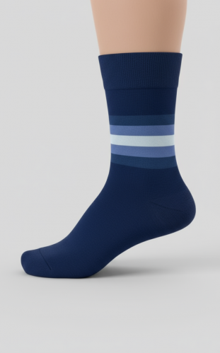 جوراب ساقدار مردانه سوپر پنبه طرح 33