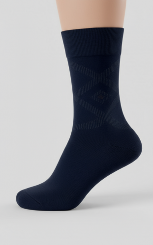 جوراب ساقدار مردانه سوپر پنبه طرح 31