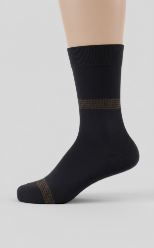 جوراب ساقدار مردانه سوپر پنبه طرح 30