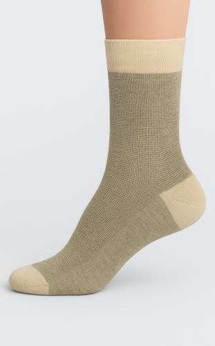 جوراب ساقدار مردانه سوپر پنبه طرح 15