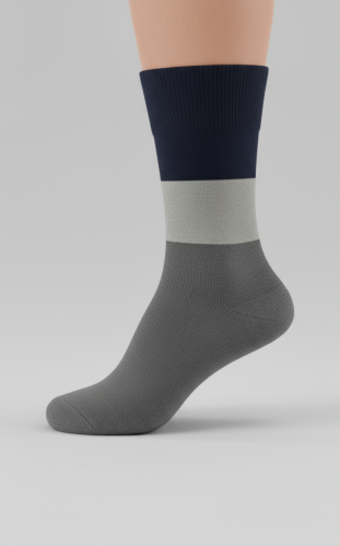 جوراب ساقدار مردانه سوپر پنبه طرح 11