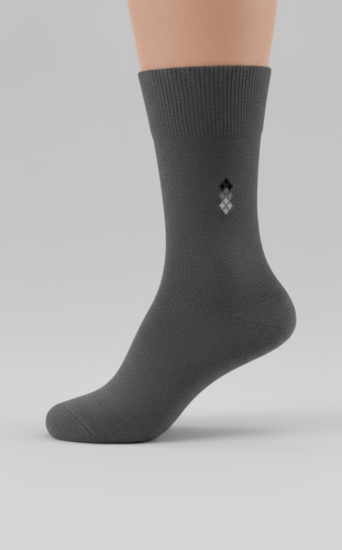 جوراب ساقدار مردانه سوپر پنبه طرح 4