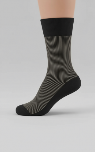 جوراب ساقدار مردانه سوپر پنبه طرح 10