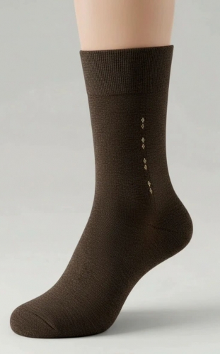 جوراب ساقدار مردانه سوپر پنبه طرح 35