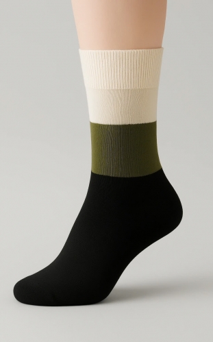 جوراب ساقدار مردانه سوپر پنبه طرح 39