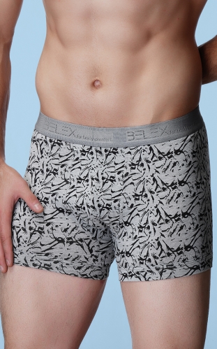 پک دو عددی شورت پادار مردانه کش ژاکارد اسپورت طرح ارواح