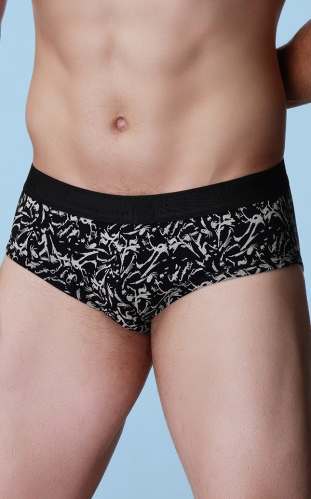 پک دو عددی شورت اسلیپ مردانه کش ژاکارد اسپورت طرح ارواح